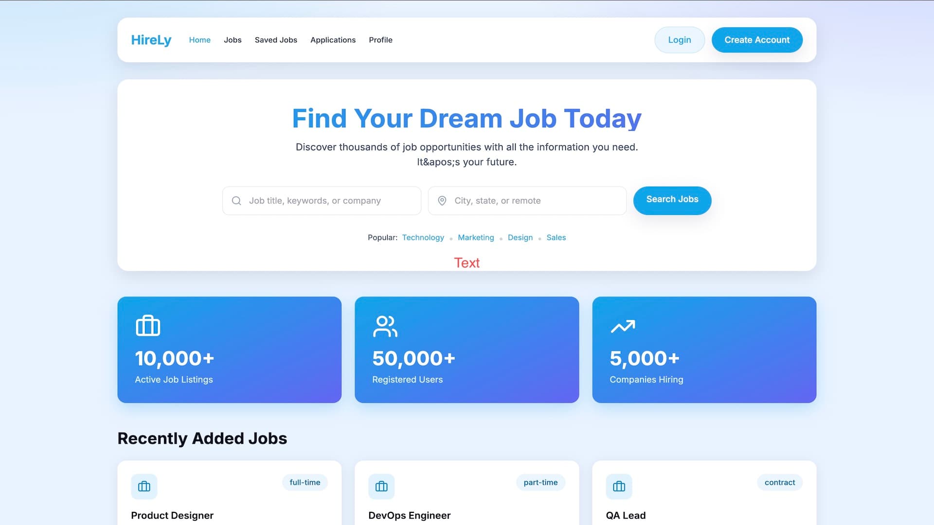 Hirely Web App
